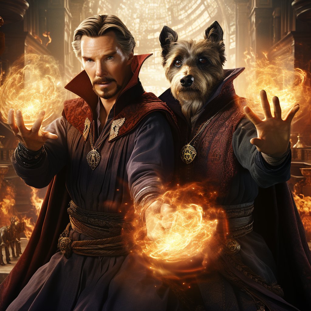 A Famous Vision in Black Cat Painting