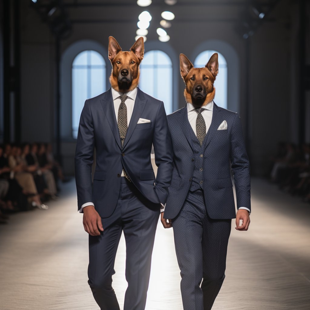 Sahara Splendor:  in the Ensemble of Painted Dogs of Africa