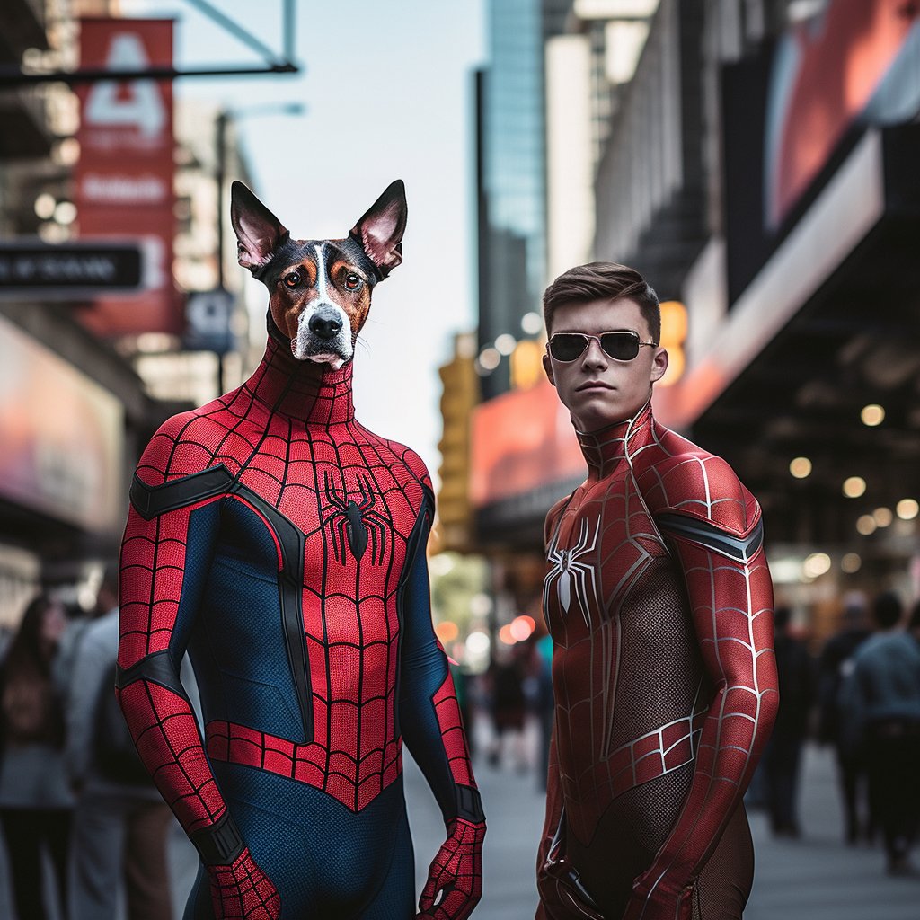 Dashing Canine Palette: in Vibrant Doggy Hues