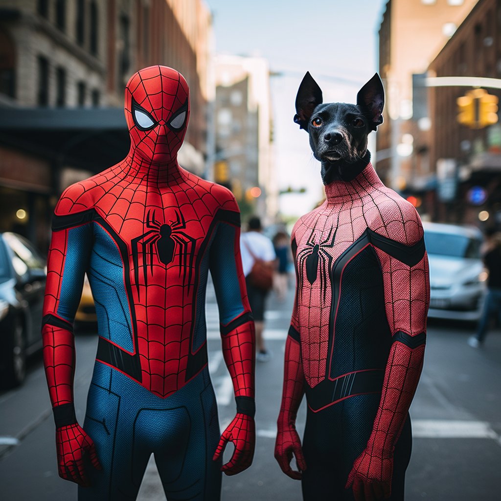 Safari Chic Canine: African-Inspired Painted Portrait