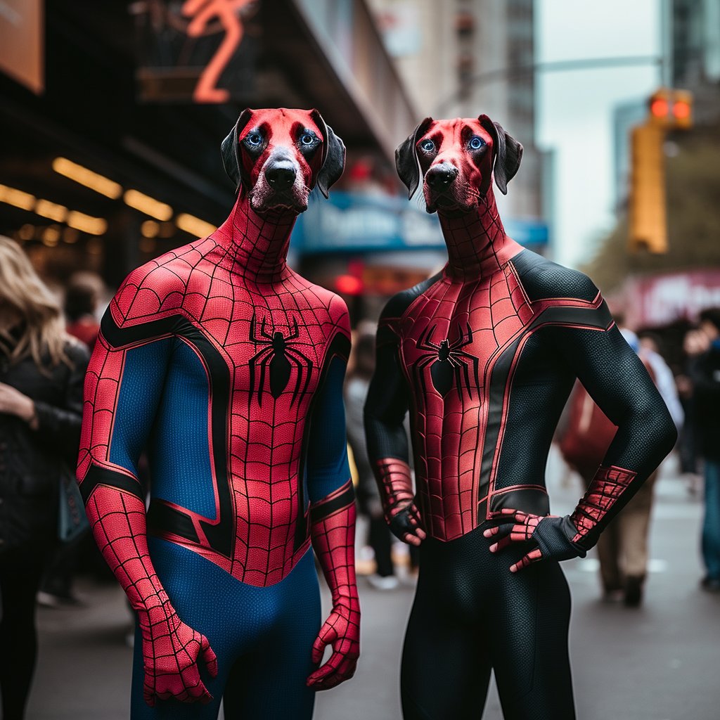 Majestic Brushstrokes: Regal Dog Portrait