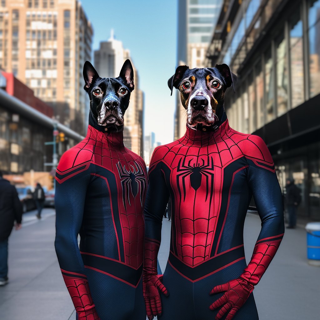 Royal Flush of Canine Charisma: Poker Night Portrait
