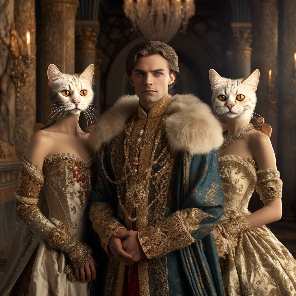 Royal Elegance in Every Lick: Dog Peanut Butter Painting