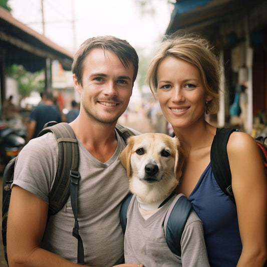 Aristocratic Companionship: Simple Cat and Dog Duo