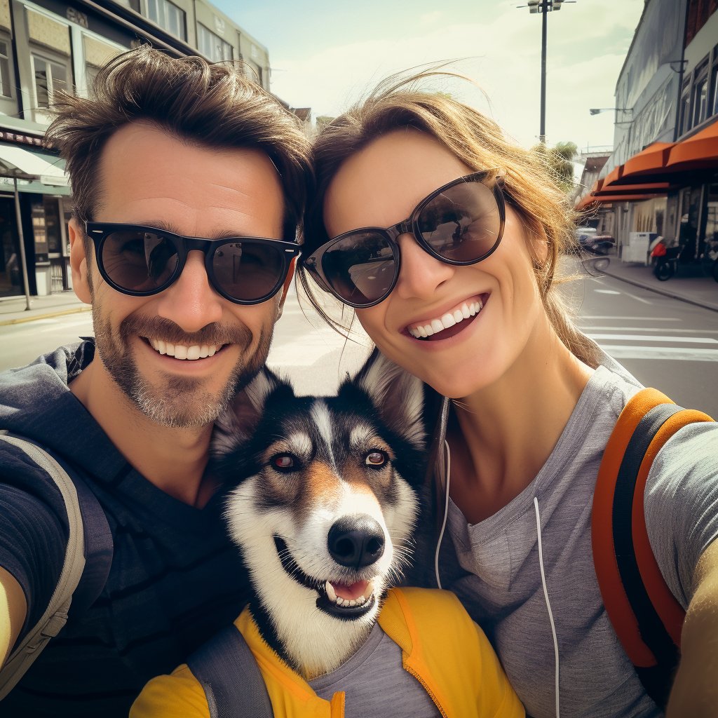 Effortlessly Cute: Easygoing Cartoon Portrait