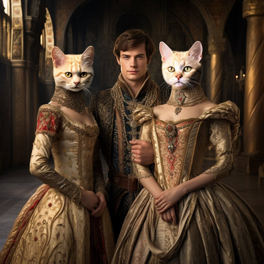 Northern Renaissance Opulence: A Pet Portrait Extravaganza