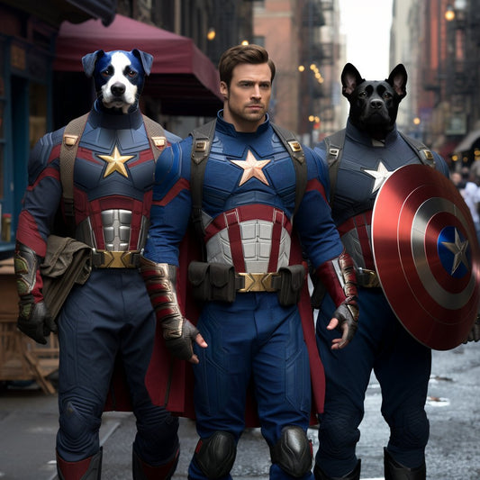 Superhero Splendor: Custom Dog House Painting Adventure