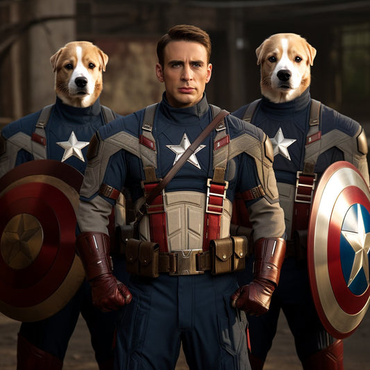 Eternal Heroes: Memorial Portrait of Love and Loyalty