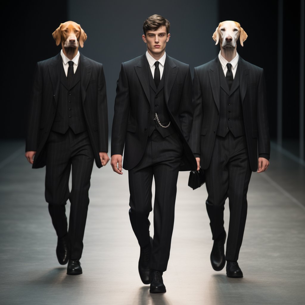 Pawsitively Chic: Dog Picture on Clothes Showcases  Fashion Finesse