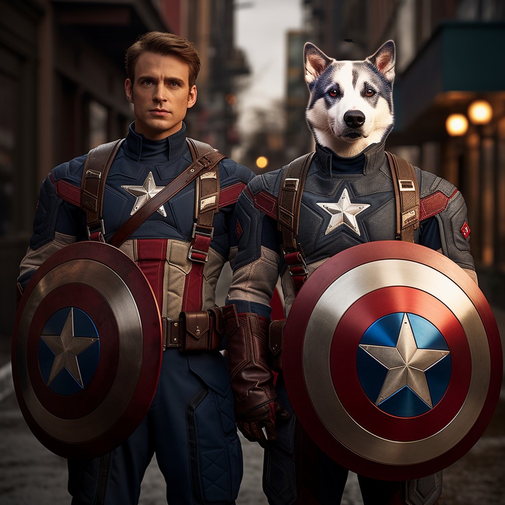 United Paws: Captivating Animal Paintings for Sale, Featuring as the American Hero