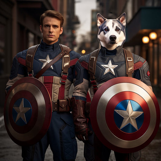 United Paws: Captivating Animal Paintings for Sale, Featuring as the American Hero