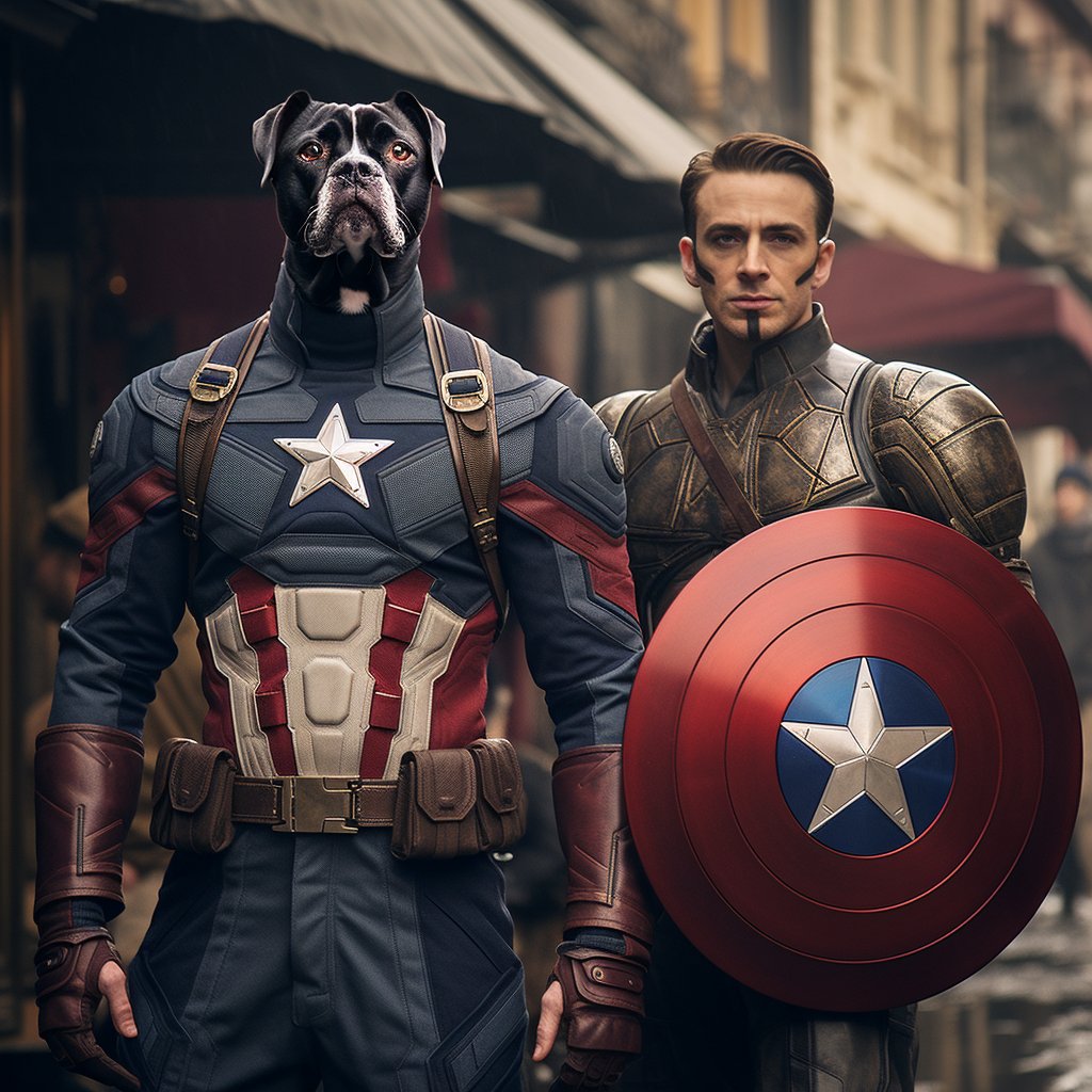 Reflecting Heroic Devotion: Intense Gaze in a Striking Dog Eyes Portrait