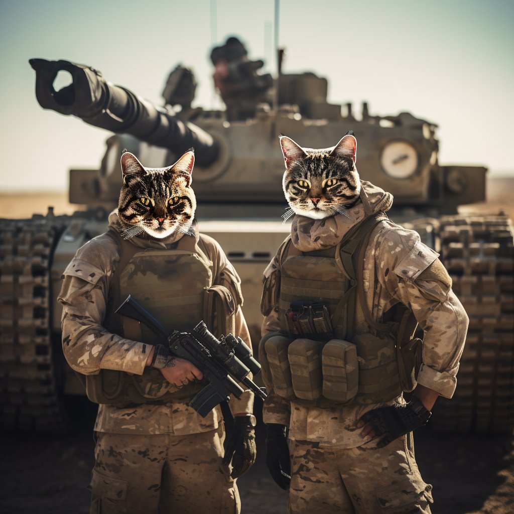 Canvas Comrades:  Tank Crew in PetCanvas Masterpiece