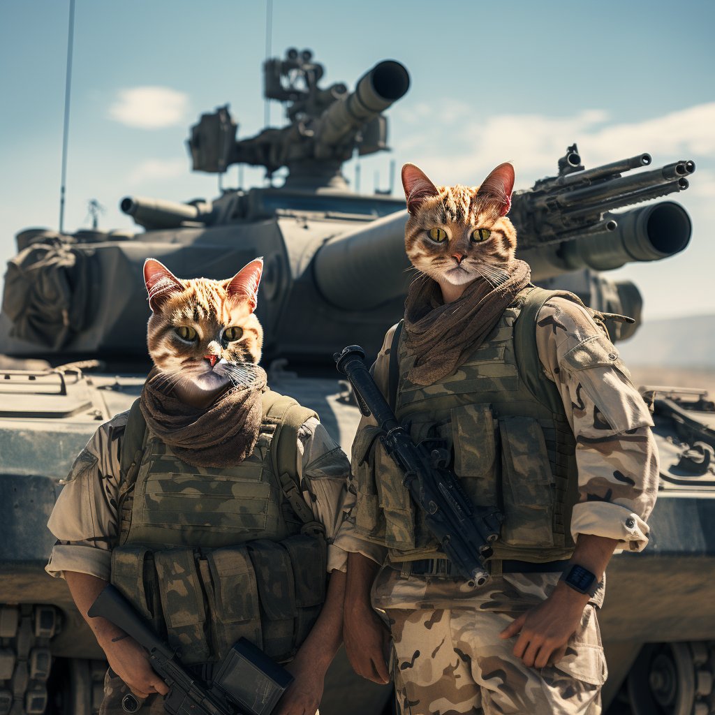 Painted Warriors:  Tank Crew in Pet Custom Painting