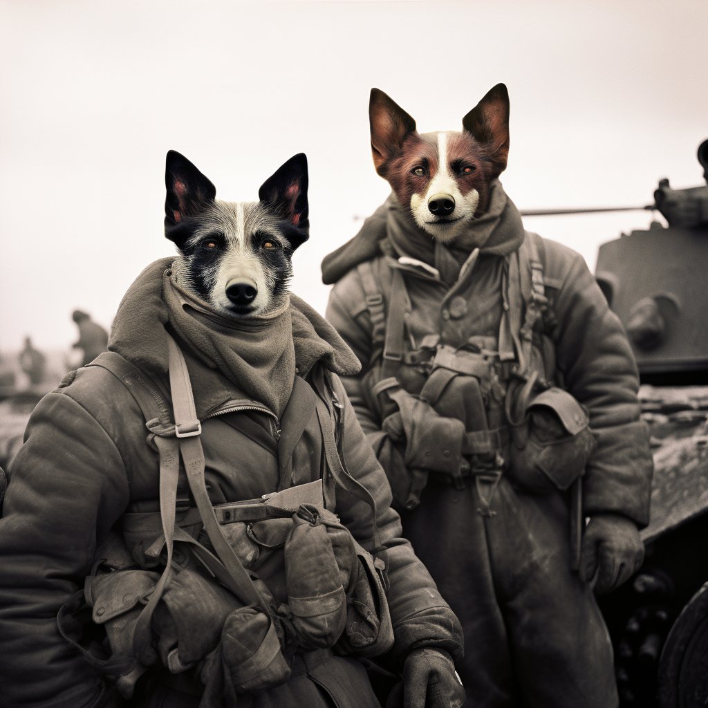 Warrior's Reflection:  Self Portrait with a Cat