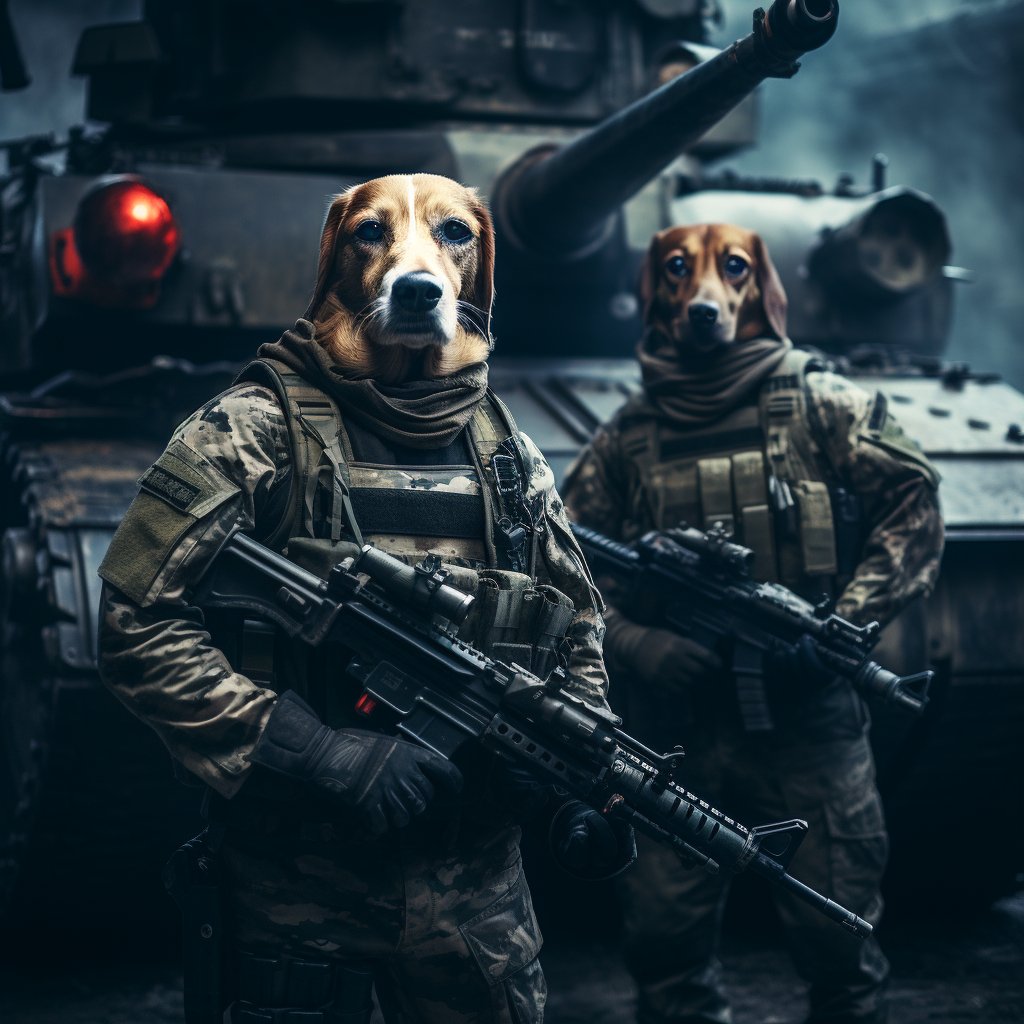 Brush Strokes of Valor: Painting  Portrait