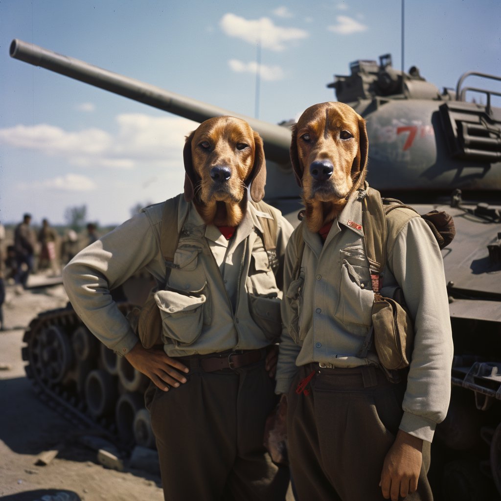 Sable Elegance: Black Cat Portrait Art of  Regiment