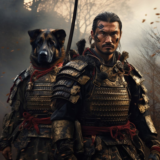 Majestic Masterpiece: Samurai Saga on Extra Large Canvas