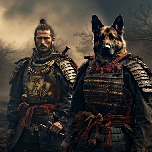 Pet Samurai Chronicles: Large Canvas Art Prints of Tale