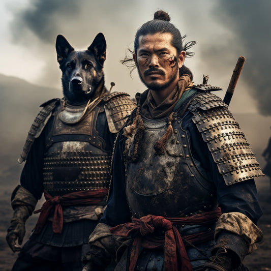Enchanted Forest Chronicles: Samurai Saga on Large Canvas Wall Art