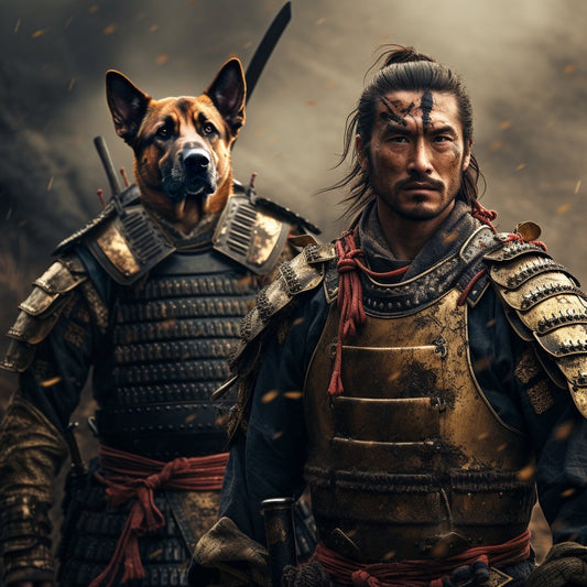 At Home with Warriors: Samurai Canvas Art