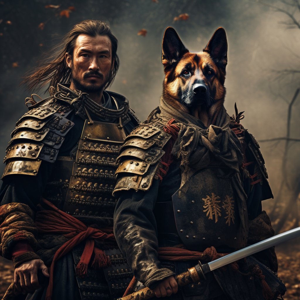 A Warrior's Welcome: At Home Canvas Art