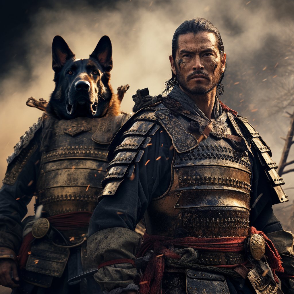 Samurai Serenity: Exclusive Canvas Art at Your Favorite Art Shop