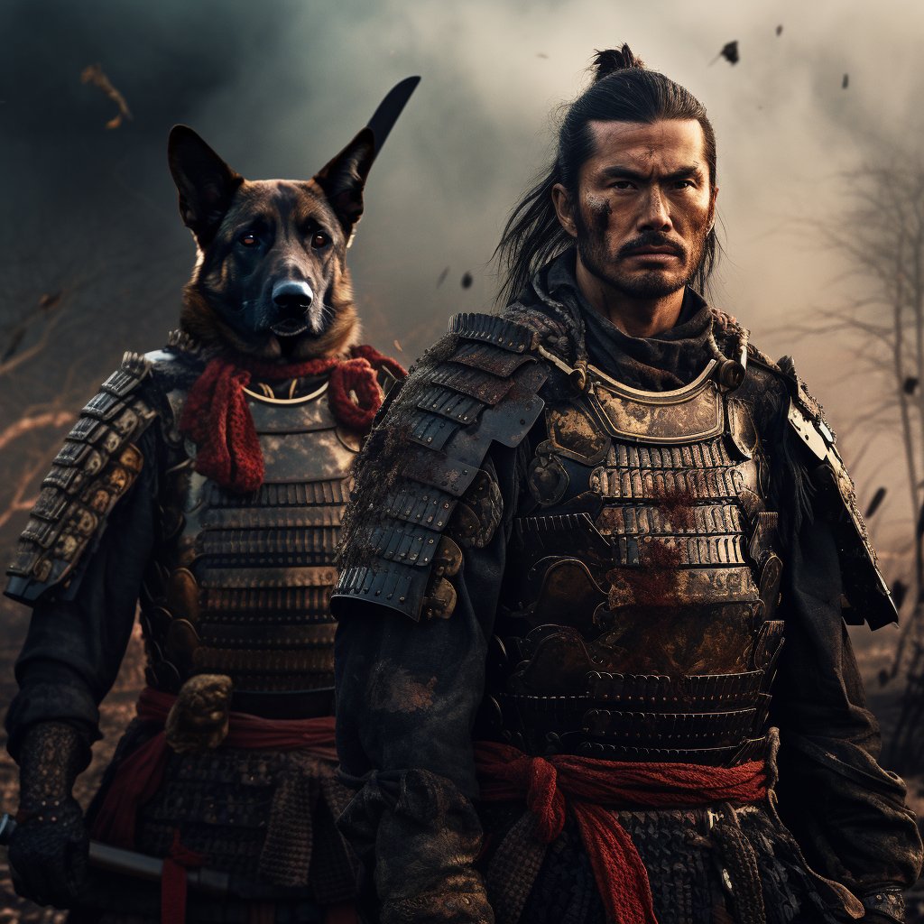 Epic Tales on Canvas: Samurai Odyssey in the Canvas Art Gallery