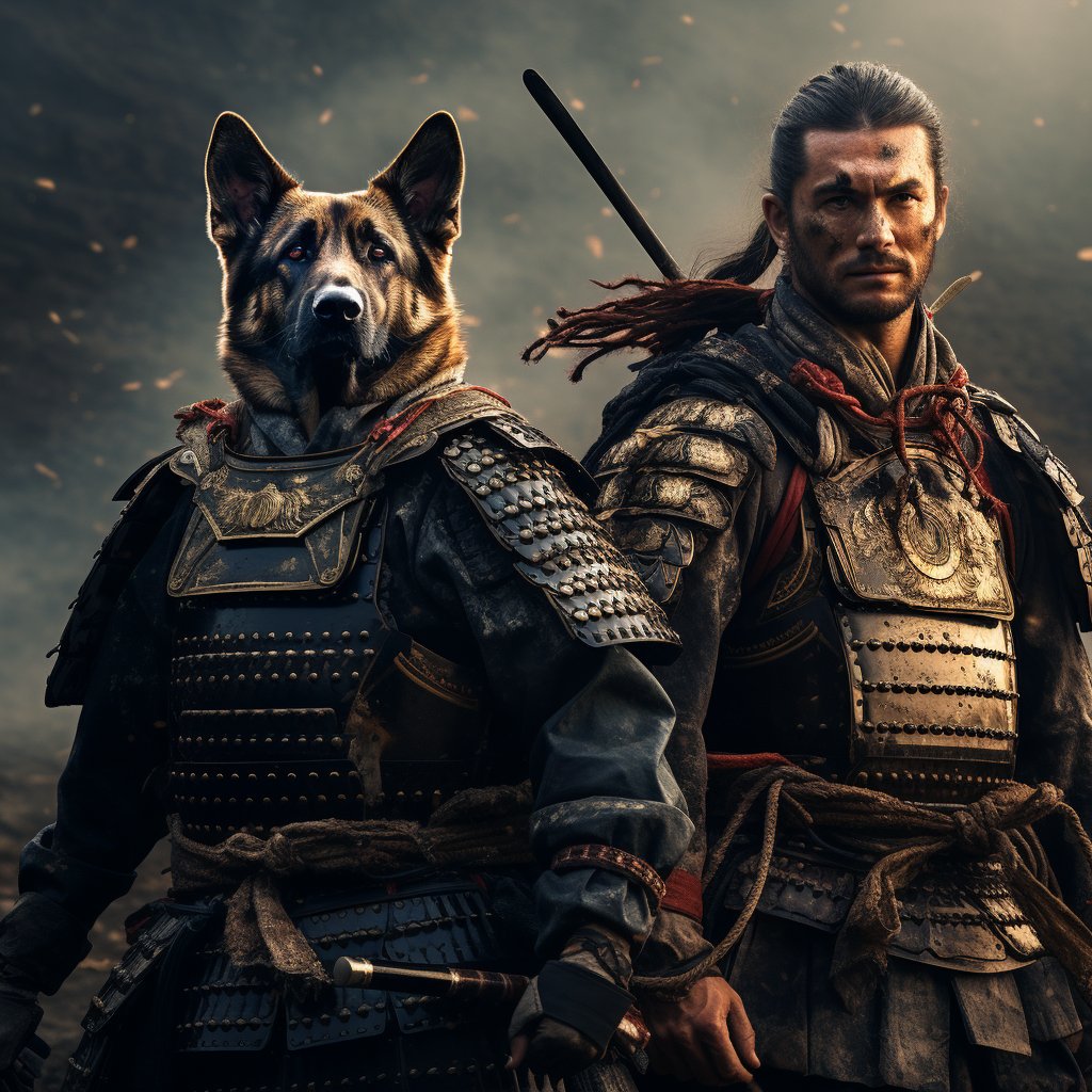 Modern Majesty: Larger-Than-Life Canvas Allegiance