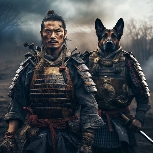 Samurai Mark of Allegiance: Custom Printed Dog Tags