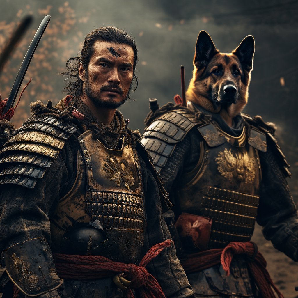 Pawprints of Courage: Bulldog Samurai Legacy