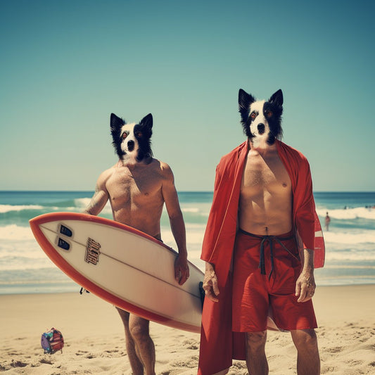 Surfing Symphony:  Custom Wall Decor