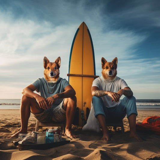 Outdoor Adventure:  Surfing Triumph in Metal