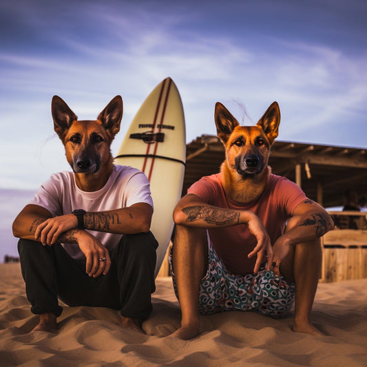 Surfing Spectacle:  Customized Canvas Art for Wall Decor