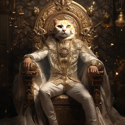 Regal Renaissance:'s Custom Pet Portrait Extravaganza