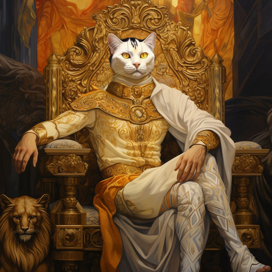 Royal Splendor Captured: in Pet Portraits Extravaganza