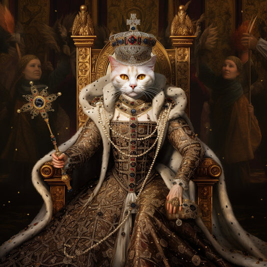 Royal Resplendence: Framed Pet Portraits,'s Elegance Captured