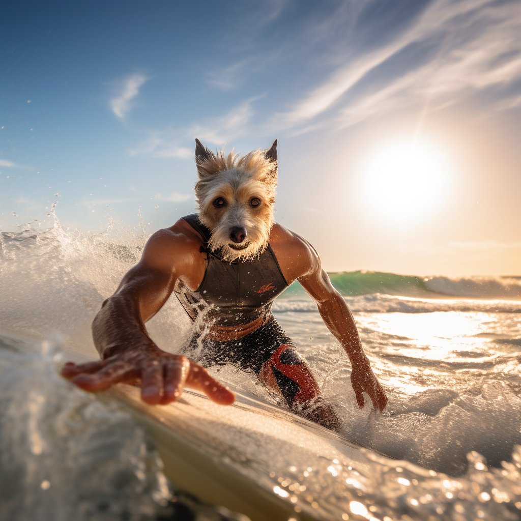 Oceanic Nobility:  Animal Royalty Portrait
