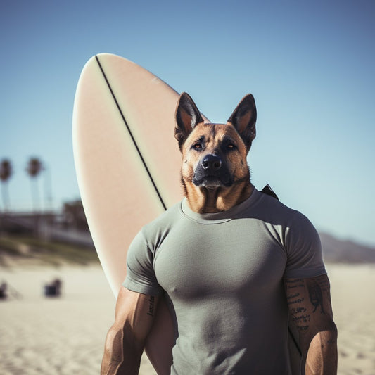Highland Surfer: Scottish Pets Embrace the Waves with