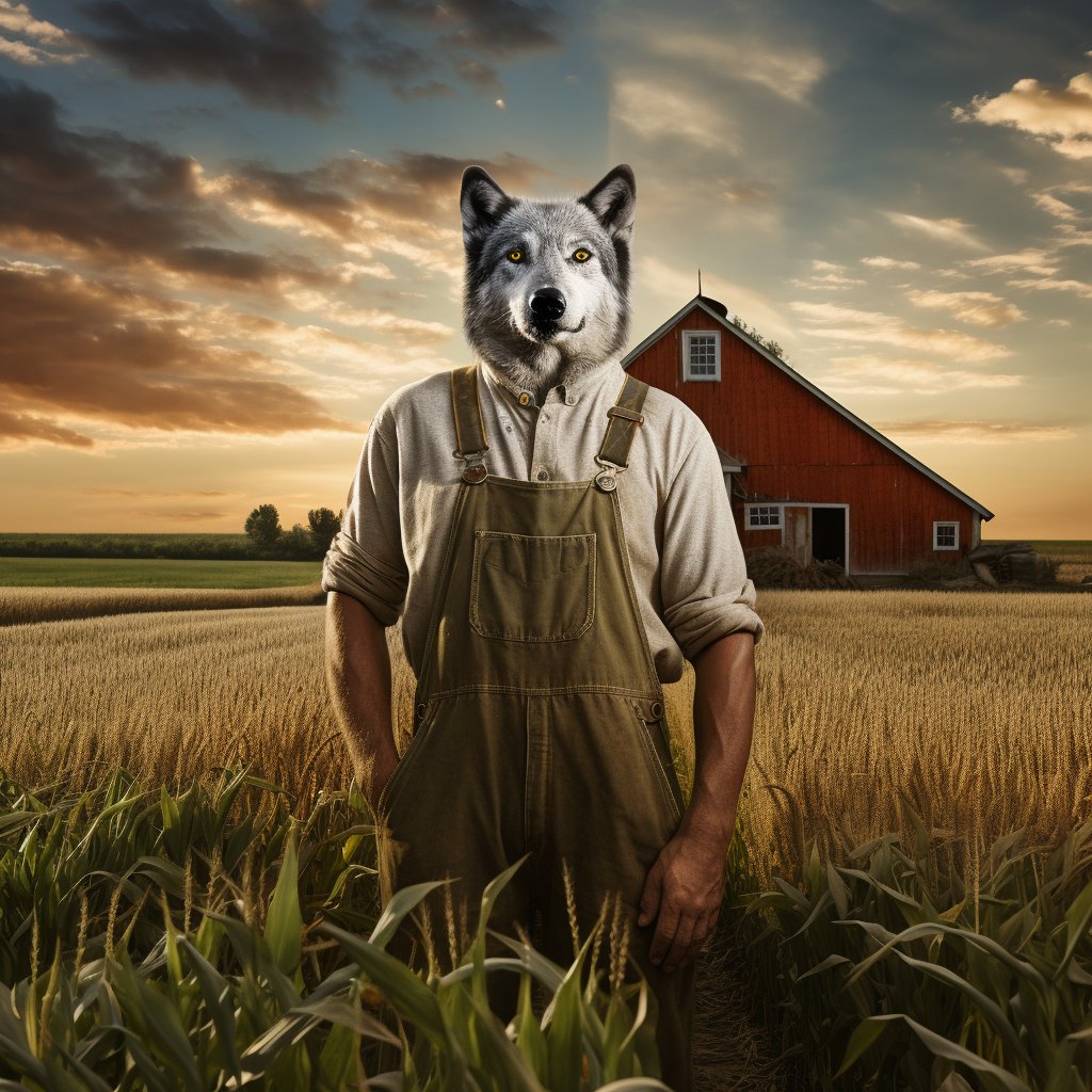 Feathered Harvest Harmony:  Bird Dog Artwork Extravaganza