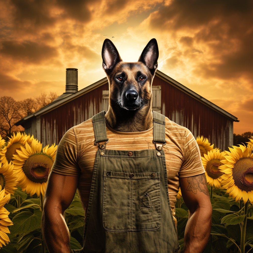 Harvest Hues Unleashed:  Showcase by Pet Portrait Artists