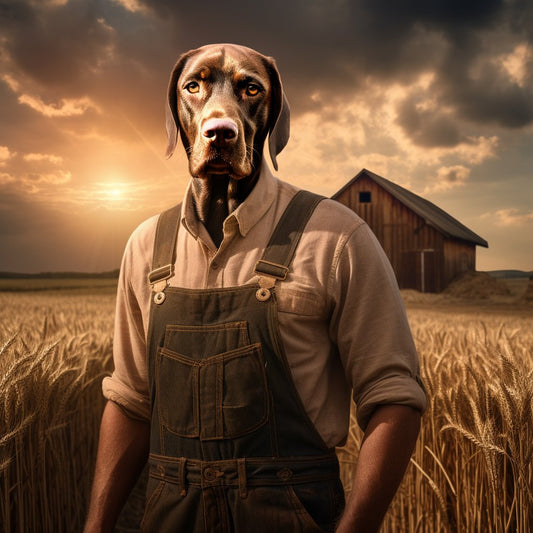 Lord of the Harvest Realm:  Majestic Outdoor Portrait