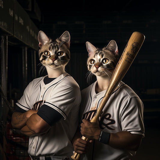 Purr-fect Partners:  Etsy Custom Cat Portrait Extravaganza