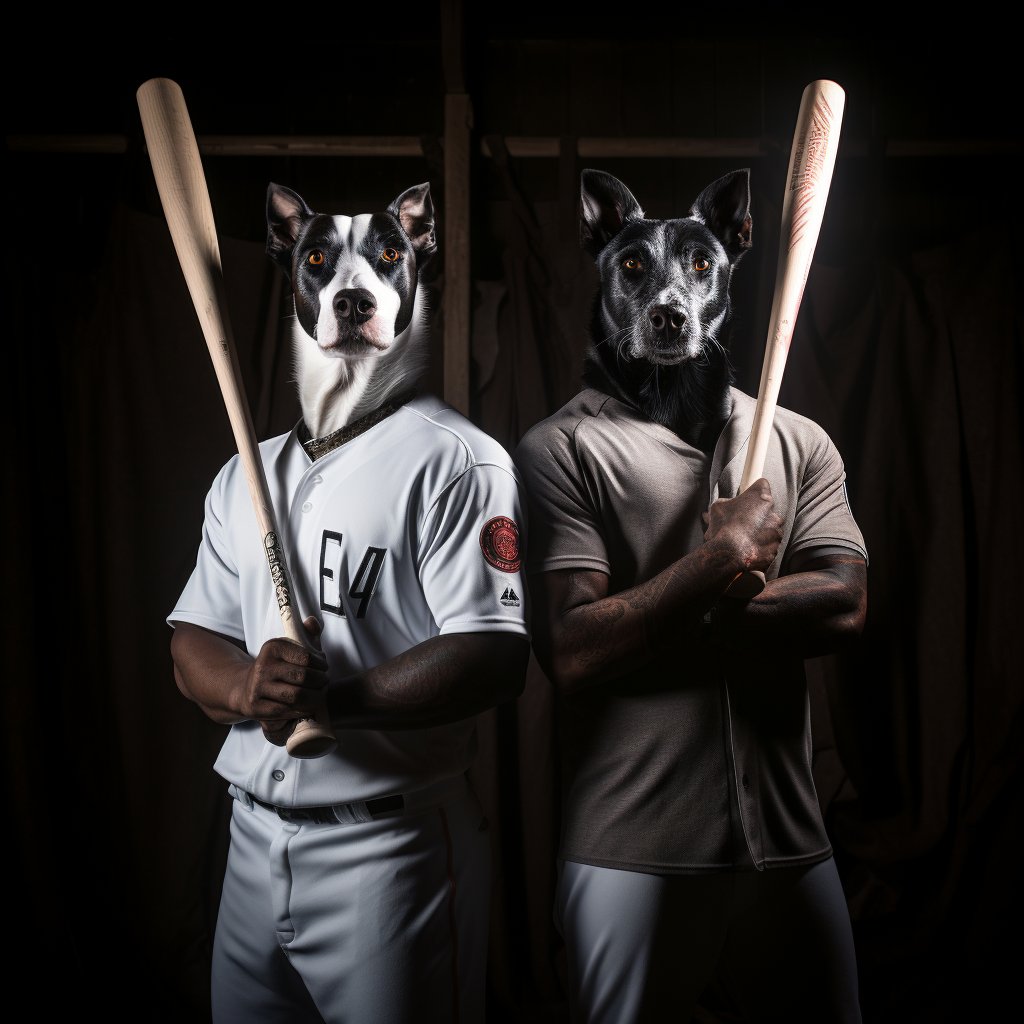 Watercolor Whimsy:  Baseball Dreams in Brushstrokes