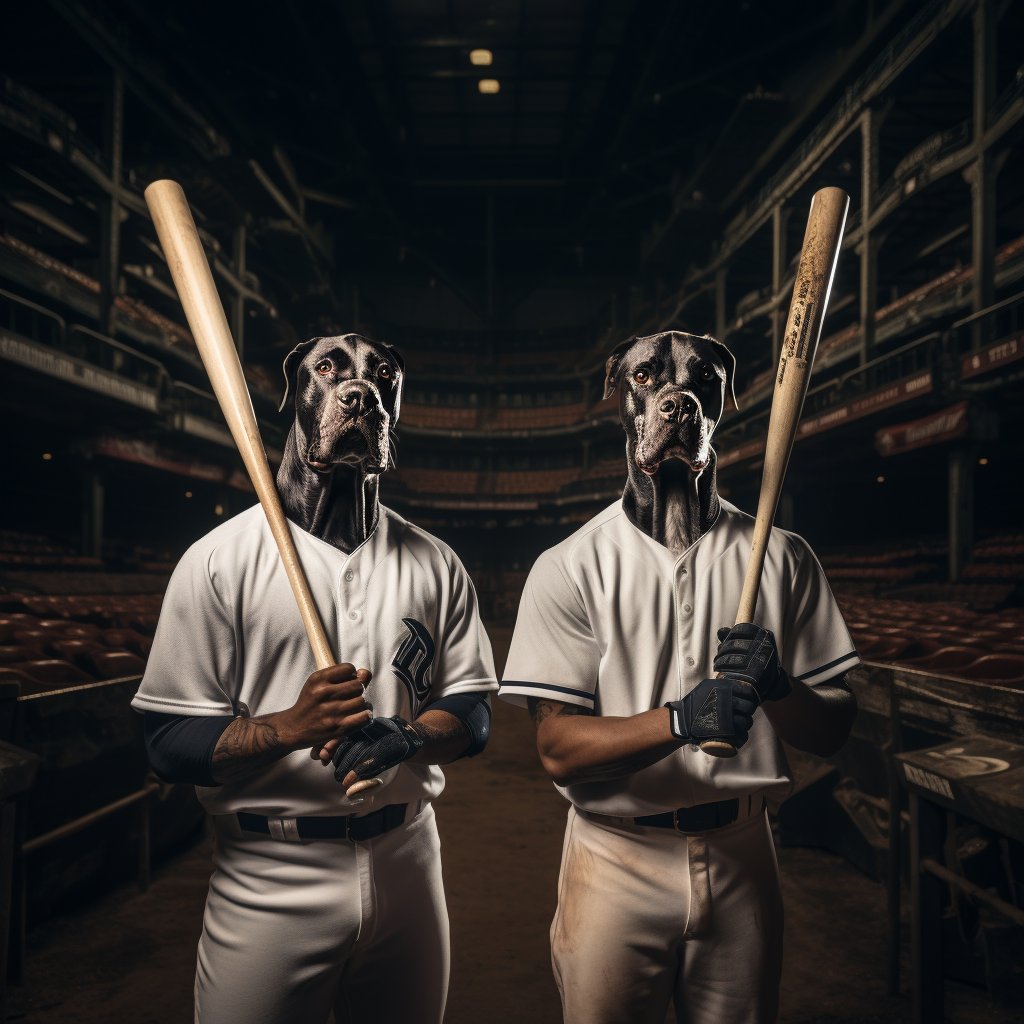 Down Under Diamond Delight:  Baseball Portrait