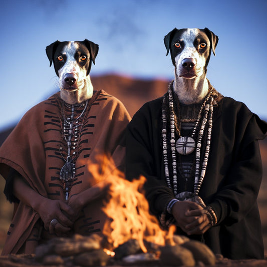 Harmony in Bond: Dual Portraits of Furry Royalty