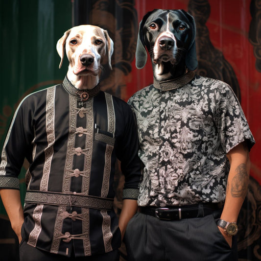 Modern Fusion: Contemporary Japanese-inspired Pet Portraits