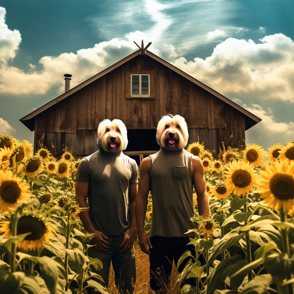 Etsy Elegance:  Farm-Fabulous Portrait Painting