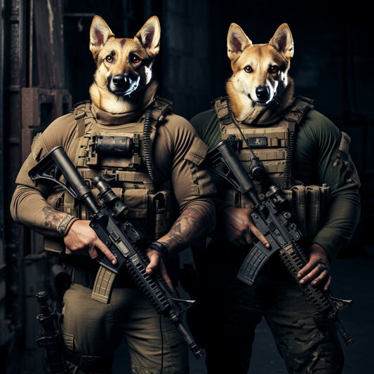 Battle Companions: Illustrated Portrait of  and Sidekick