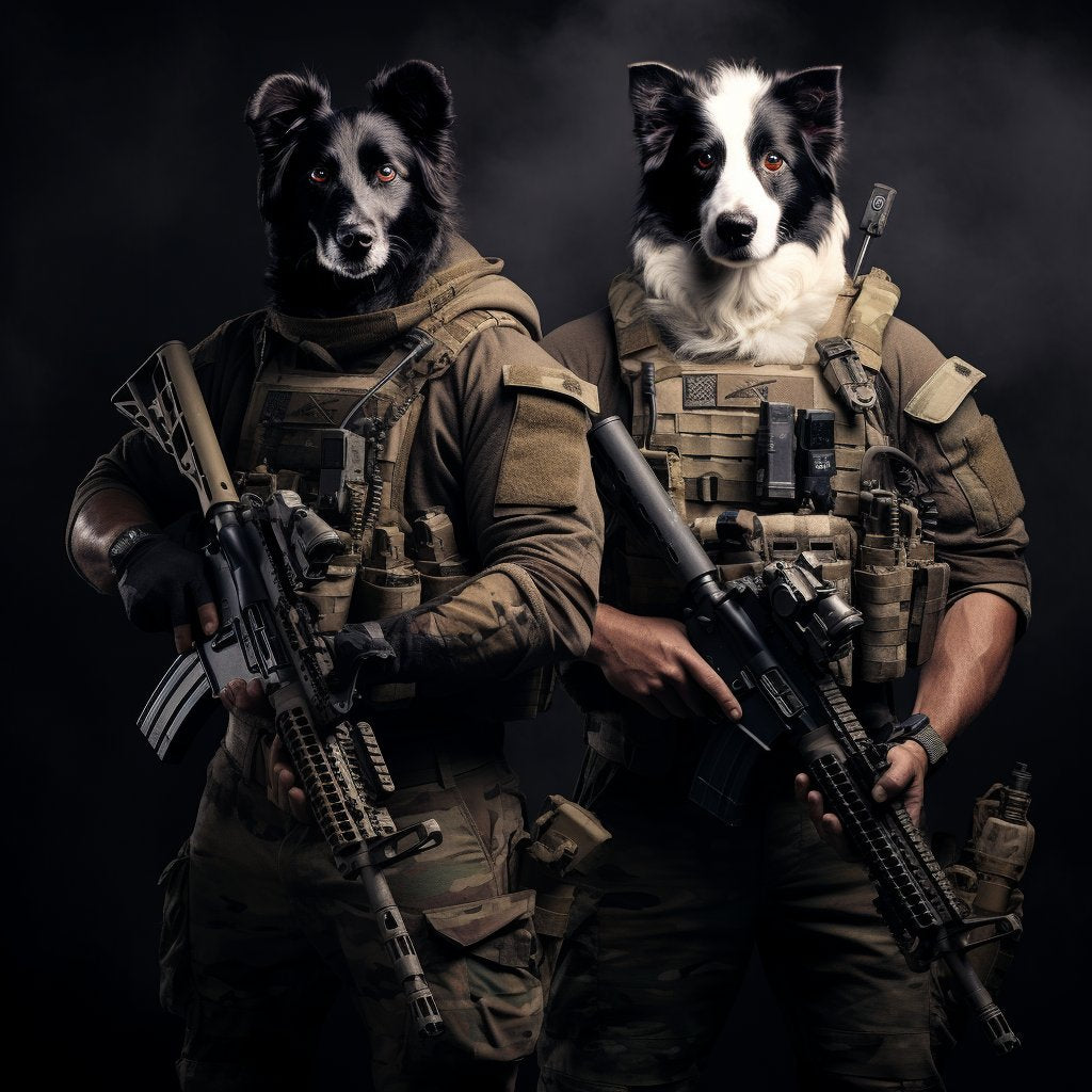 Skyward Kinship: Family and Dog Portrait with